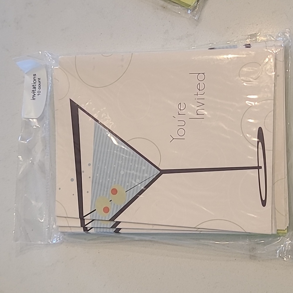 New American Greetings Martini Party Invitations